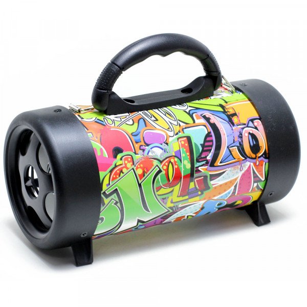 Wholesale Digital Drum Design Bluetooth Wireless Speaker M09 (Graffiti Wildstyle)